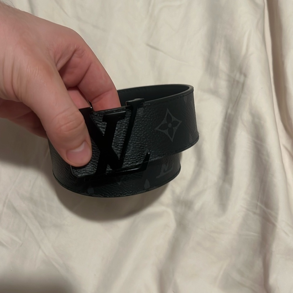 LV Belt Matte Black